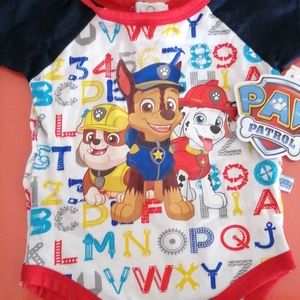 2/$20 Paw patrol onsie